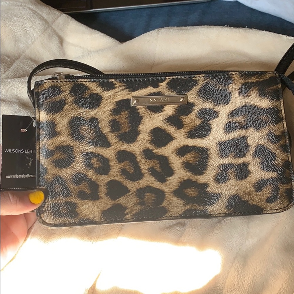 Nine West animal print crossbody